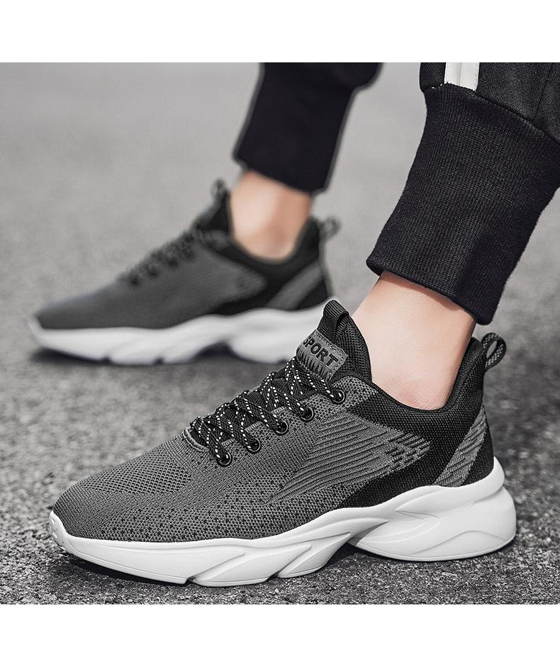 Outdoor sports platform casual breathable mesh shoes - Bellkmart