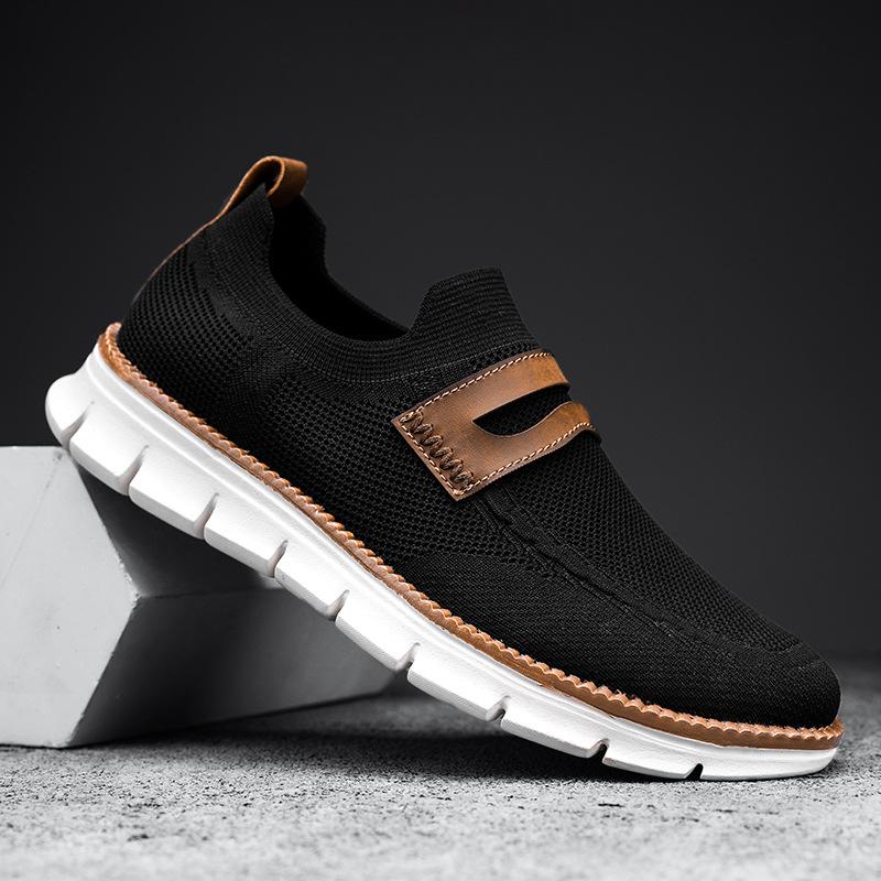 Slip on mesh breathable sneakers - Bellkmart