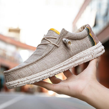 Low-top Slip on canvas casual shoes - Bellkmart