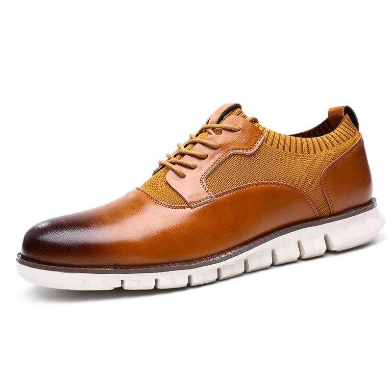 Bellkmart Trendy breathable lightweight sole casual shoes - Brown - Bellkmart