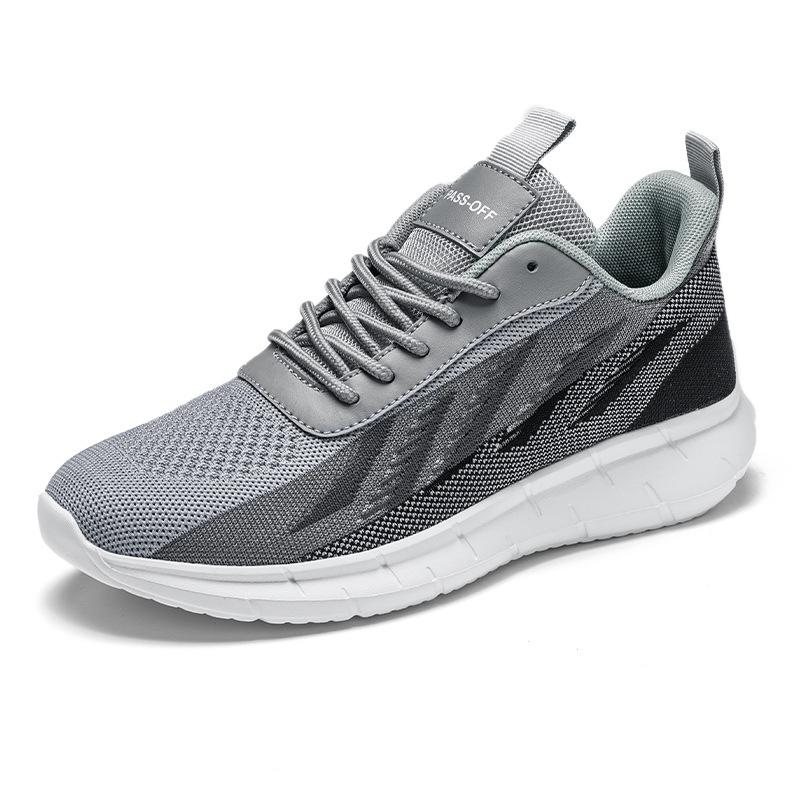 Casual breathable fly-woven mesh shock-absorbing Sneakers - Bellkmart