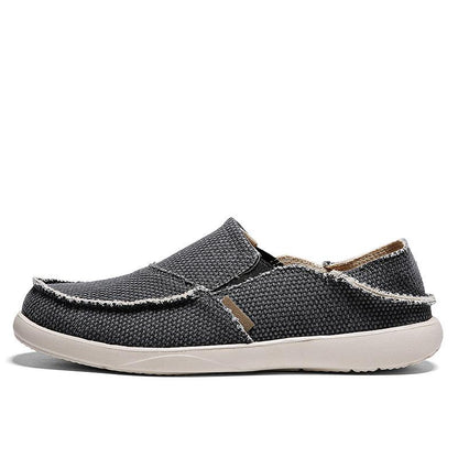 Breathable Comfort & Lightweight Style Men's Canvas Slip On Loafers - Bellkmart
