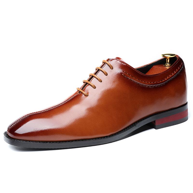 Italian handmade square toe business dress monk shoes - Bellkmart