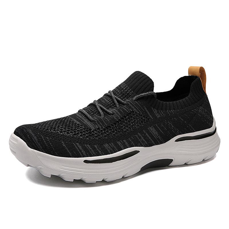 men's breathable fly mesh canvas shoes - Bellkmart