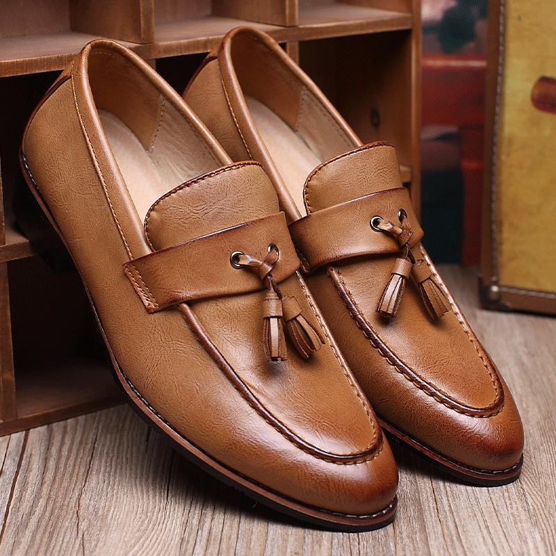 Italian handmade vintage tassel loafers - Bellkmart