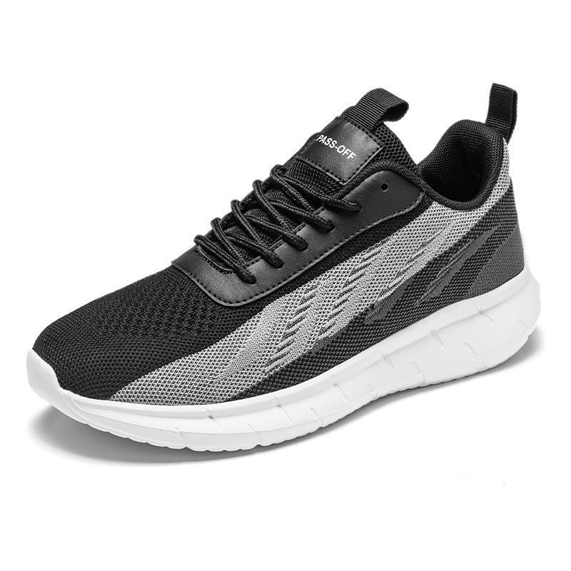 Casual breathable fly-woven mesh shock-absorbing Sneakers - Bellkmart