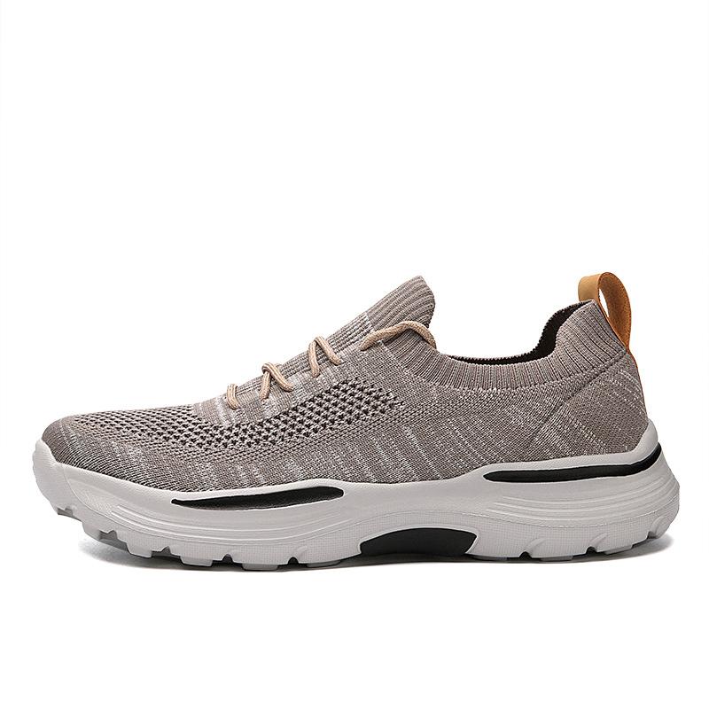 men's breathable fly mesh canvas shoes - Bellkmart