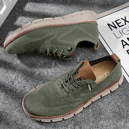 Bellkmart Super Comfy breathable Orthopedic Mesh Sneakers For Wide Feet - Olive green - Bellkmart