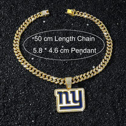 New York Giants necklace size guide