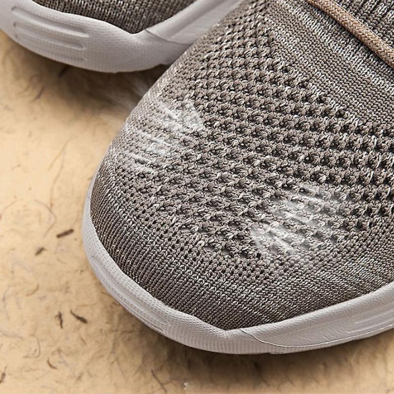 men's breathable fly mesh canvas shoes - Bellkmart