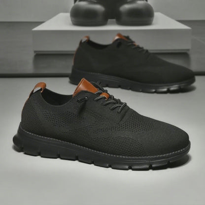 Bellkmart Super Comfy breathable Orthopedic Mesh Sneakers For Wide Feet - Black