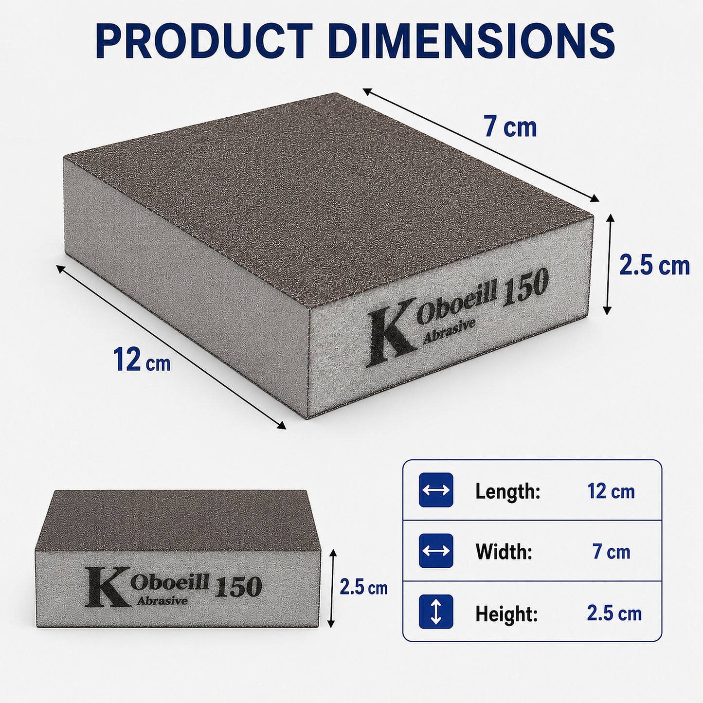 Abrasive Shoe Cleaning Sponge Block