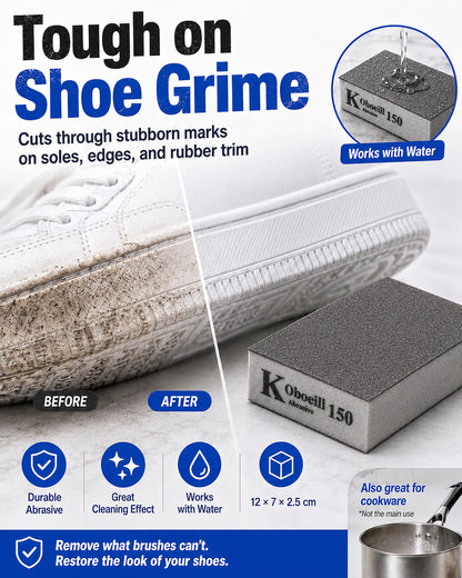 Abrasive Shoe Cleaning Sponge Block