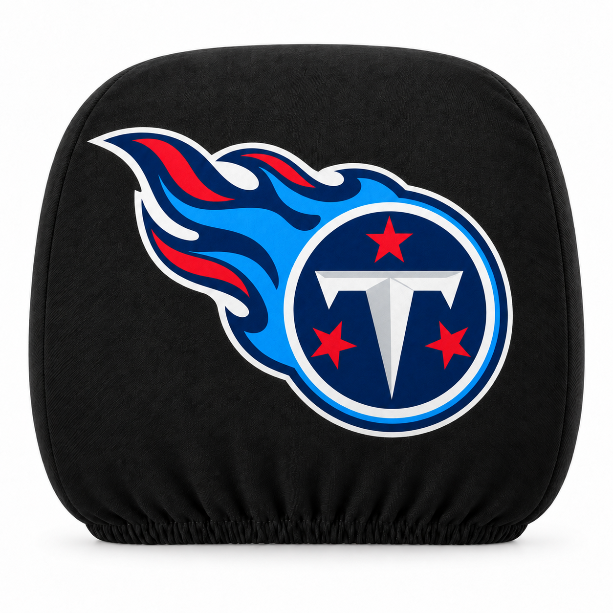 Tennessee Titans car headrest cover, Style 1 logo design, white background