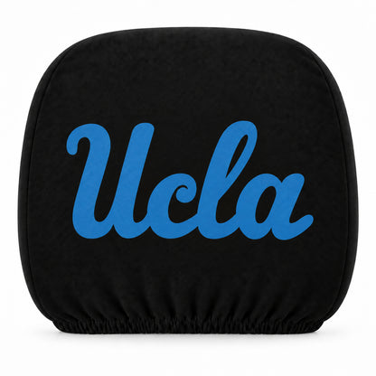 UCLA Bruins car headrest cover, Style 1 team design, white background